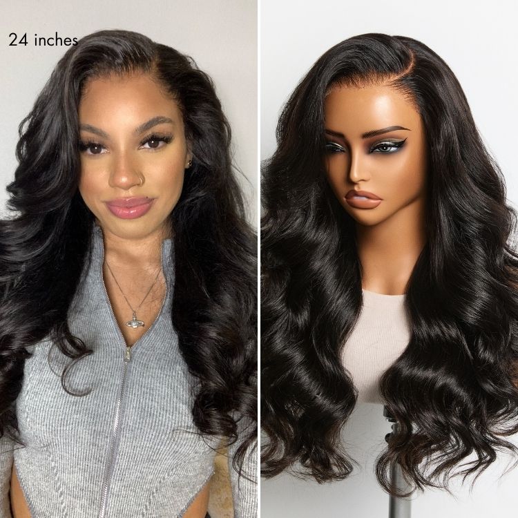 MyOwn-Fit™ PartingMax Glueless Wig 180% Density Loose Body Wave Ready to Go 7x6 Closure HD Lace Pre Cut & Plucked & Bleached - Image 6