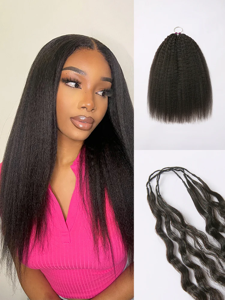 Luvme Hair-Readitress™ Pre-Separated Feather Crochet Human Hair for Miracle Knots Boho Braids | Deep Wave, Kinky Straight, and Burmese Curly Protective Style (Free Gifts Included) - US Only - Image 13