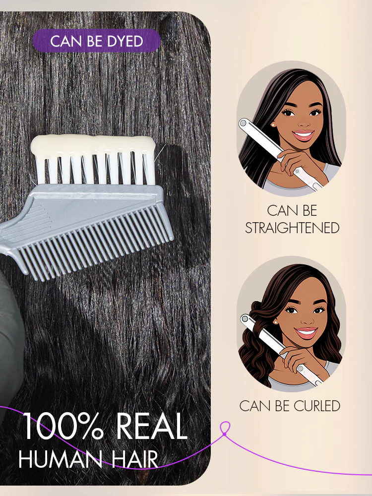 Luvme Too Easy Textureâ„¢ 3-In-1 Half Wig 180% Density Water Wave Glueless Flexi-Fit Drawstring Wig - Image 7