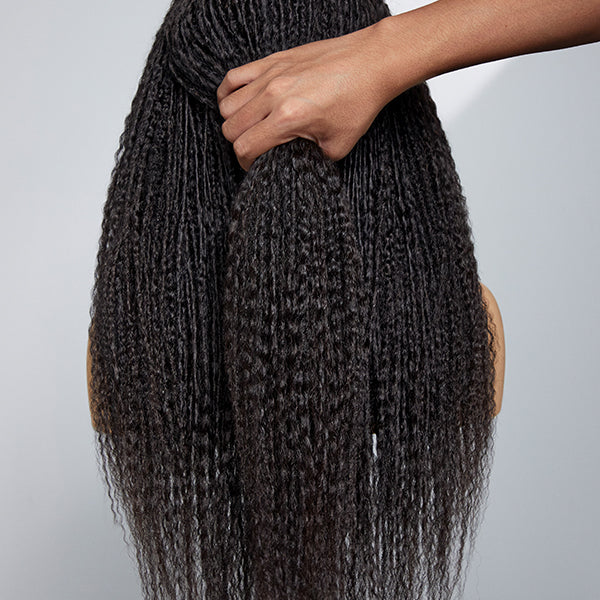 LUVME TWIST | Dreadlock Style 5x5 Closure Lace Glueless Wig Mid Part Long Wig - US ONLY - Image 6