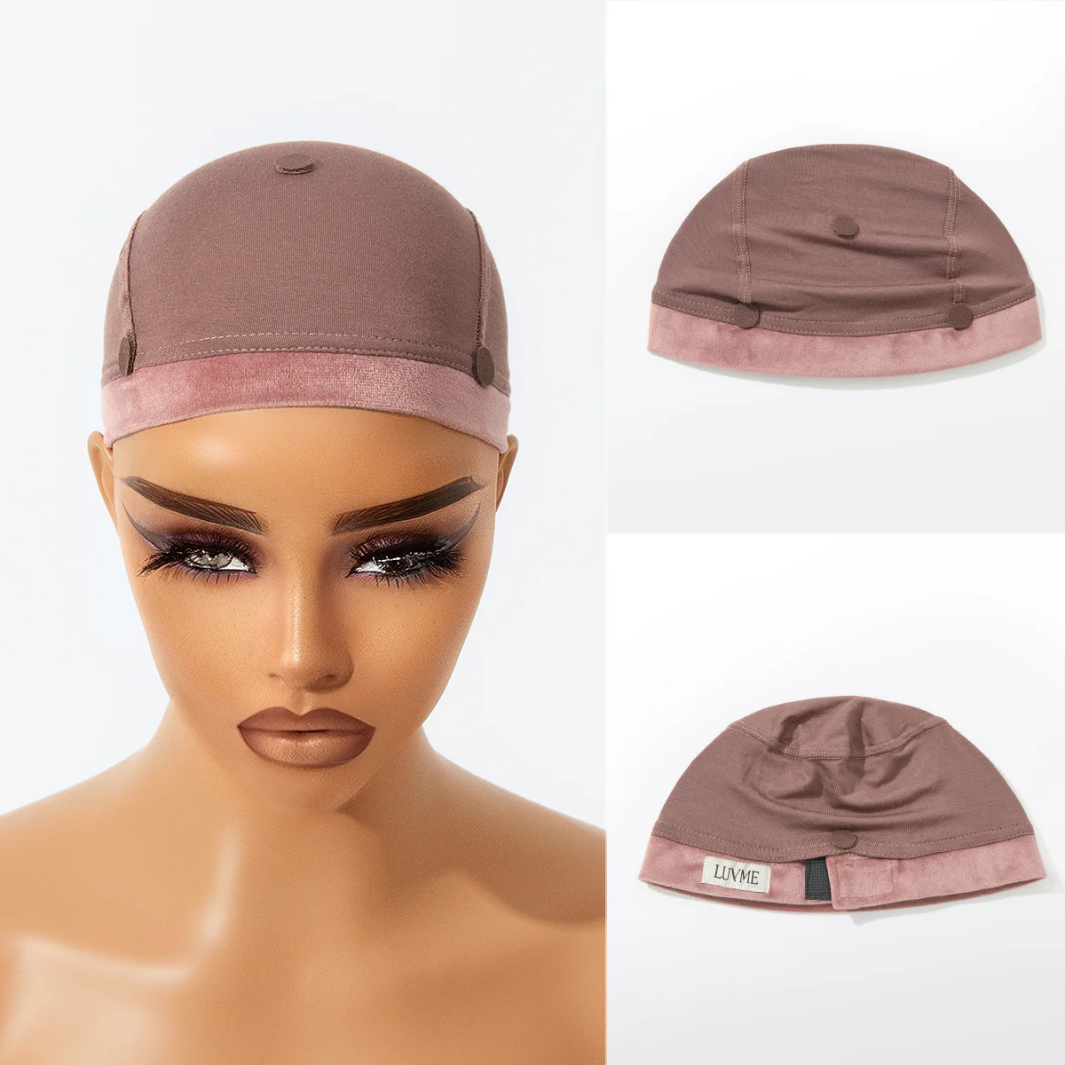 LUVME Wig Cap 2.0 – Adjustable, Skin-Friendly, Easy-Fit Velcro Design | Add-on Item - Image 2