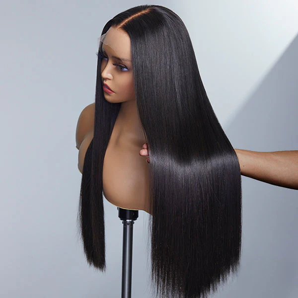 Luxury Choice | Super Density Silky Straight 13x4 Frontal Undetectable HD Lace Long Wig 100% Human Hair - Image 3