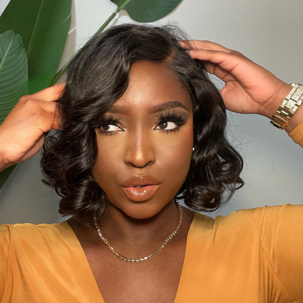 Mature C Part Natural Black Loose Wave Minimalist Undetectable HD Lace Wig 100% Human Hair - US Only - Image 2