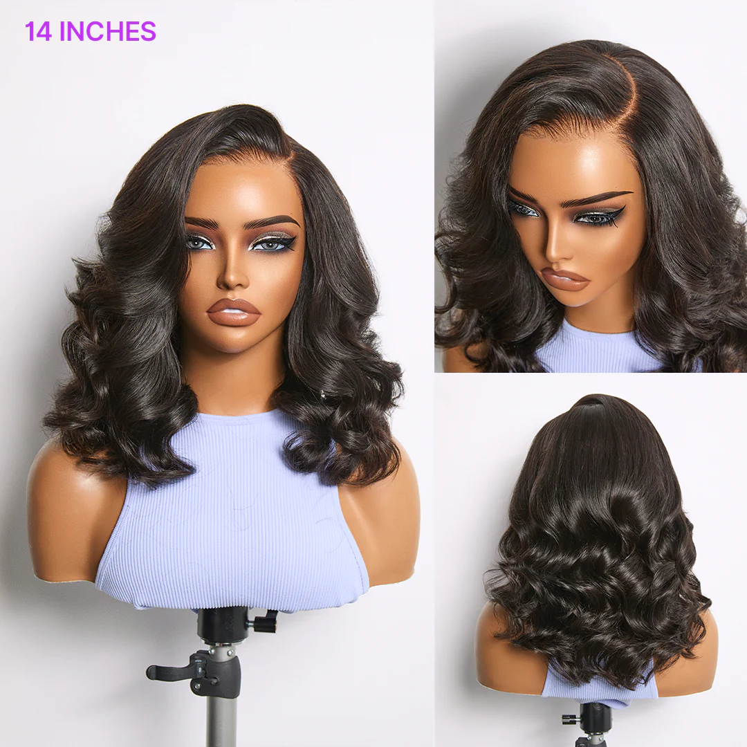 MyOwn-Fit™ 360 HD Lace Body Wave Wig Flexi-Fit Invisi Wig Pre-Cut Lace Natural Hairline - Image 5