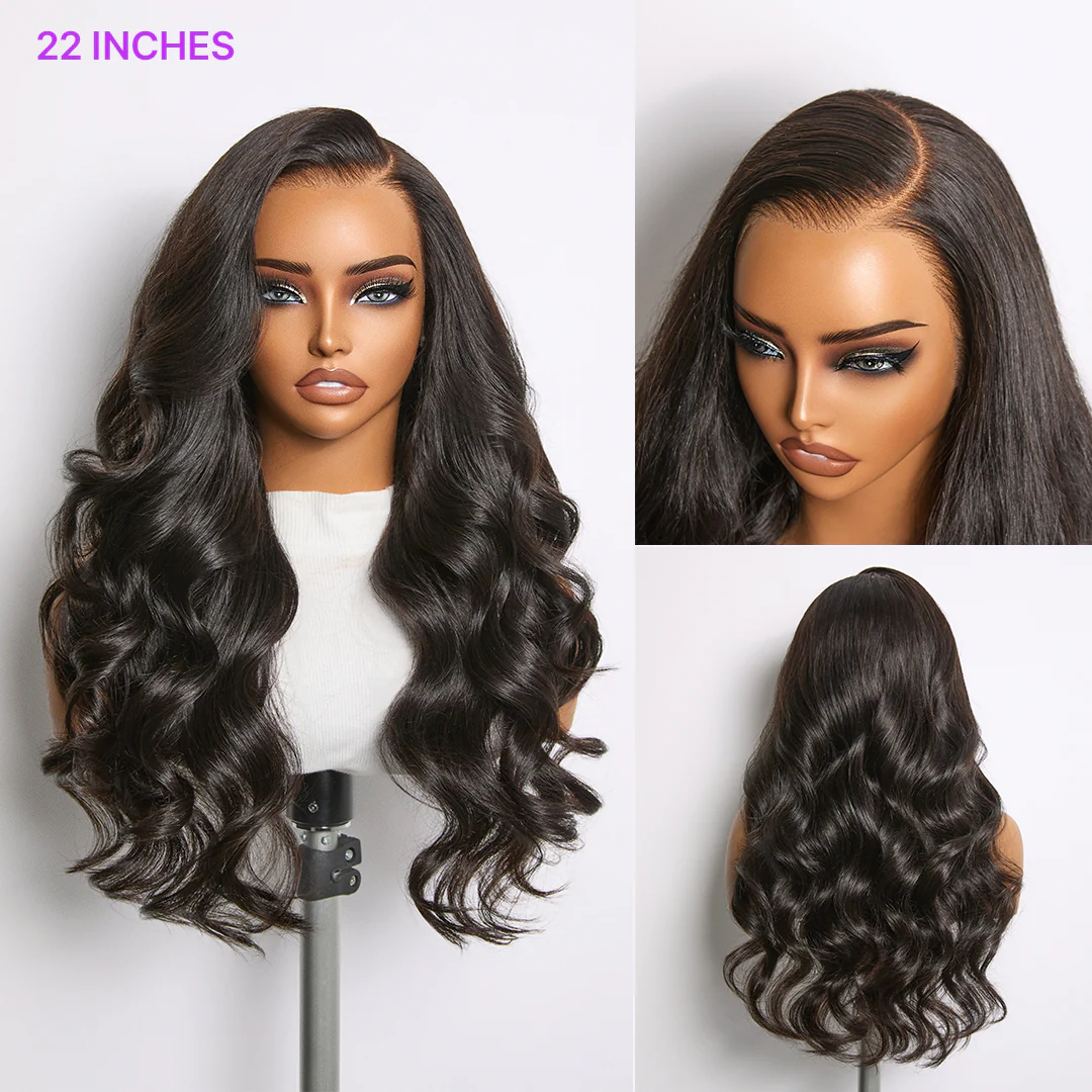 MyOwn-Fit™ 360 HD Lace Body Wave Wig Flexi-Fit Invisi Wig Pre-Cut Lace Natural Hairline - Image 8