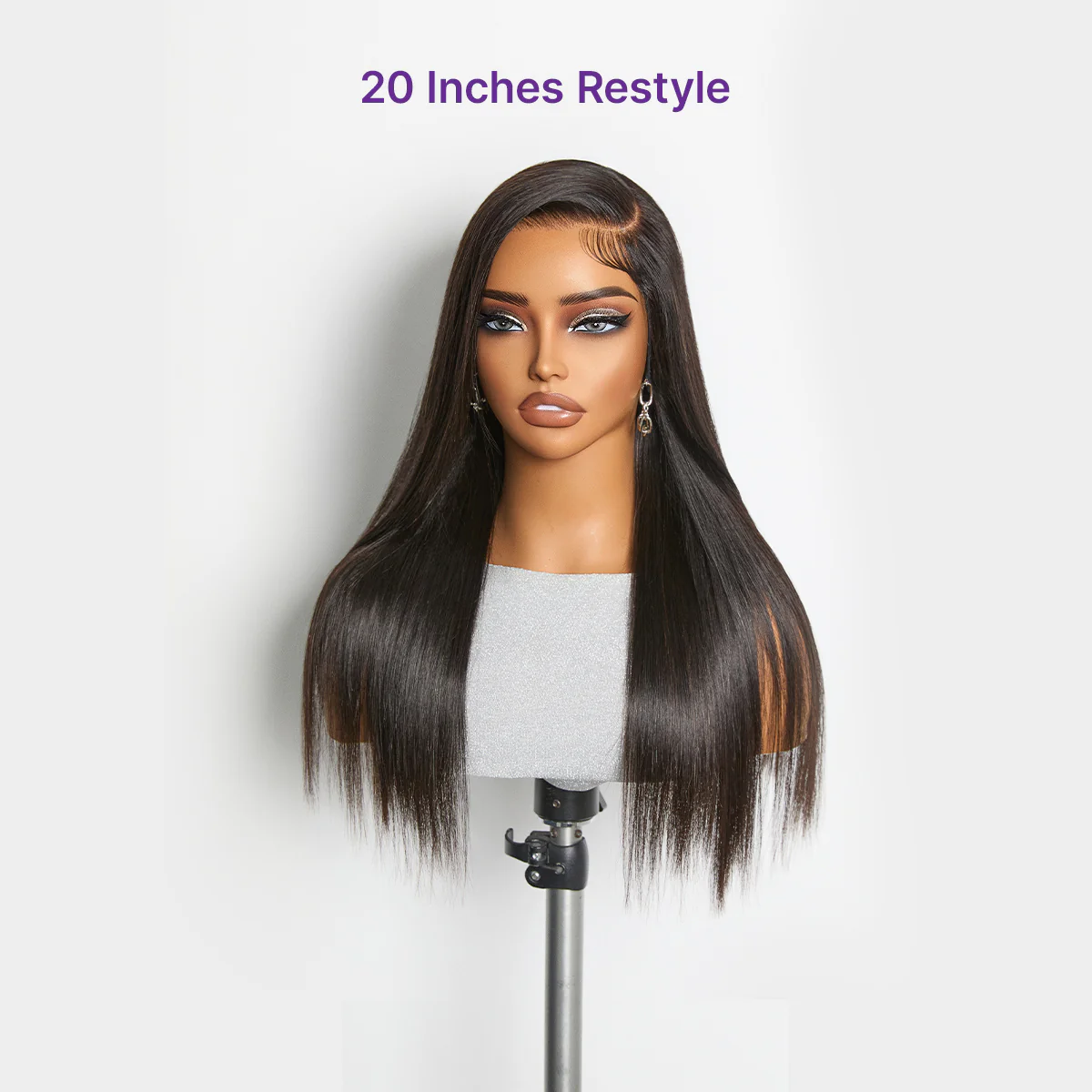 MyOwn-Fit™ PartingMax Glueless Personalized Comfort Wig 250% Density Bone Straight with Baby Hair 7x6 Closure HD Lace Wig Pre Cut & Plucked & Bleached Ready to Go - Image 3