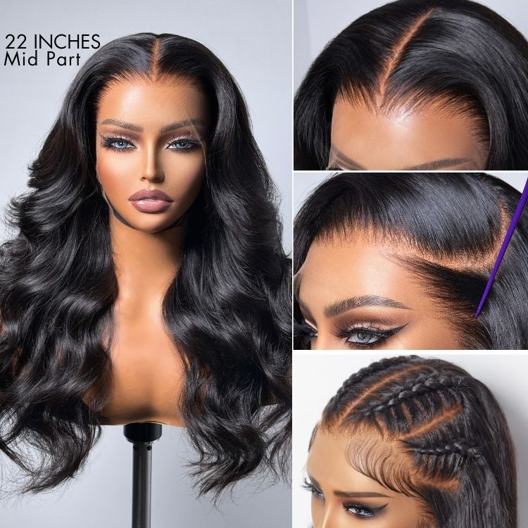 PreMax 2.0 Wigs - Nature Max Loose Body Wave Ear-to-ear Glueless 13x6 Frontal HD Lace C Part Wig - Image 8