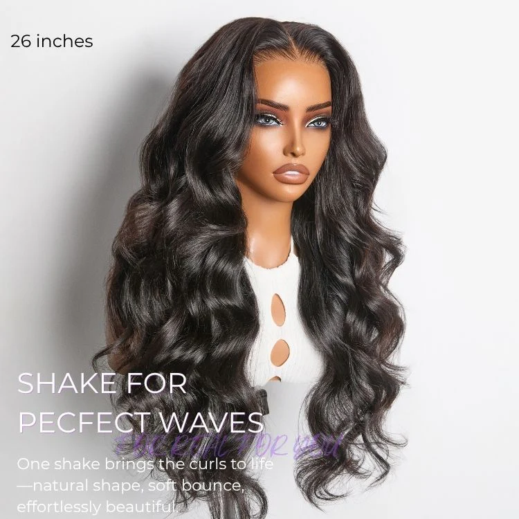 NatureMAX™ 200% / 250% Density Loose Wave Glueless Ear-to-ear 13x4 HD Lace Front Wig Pre-Cut Lace Flexi-Fit Drawstring Cap - Image 10