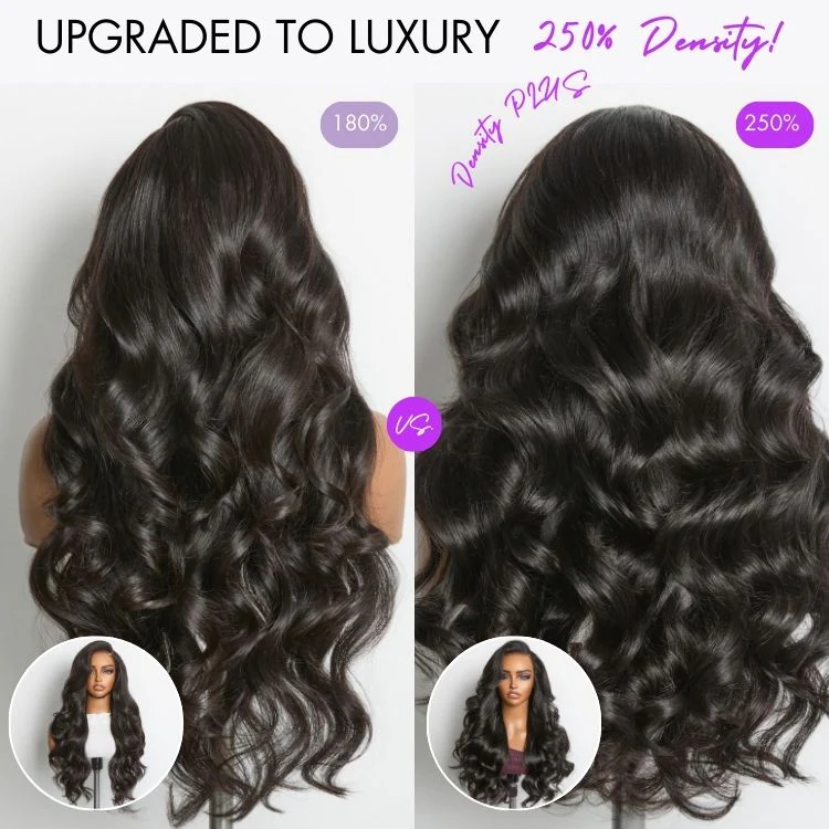 NatureMAX™ 250% Density Loose Wave Glueless 13x6 HD Lace Front High Density Long Wig Pre-Cut Lace Flexi-Fit Drawstring Cap - Image 4