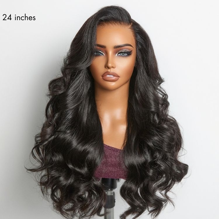 NatureMAX™ 250% Density Loose Wave Glueless 13x6 HD Lace Front High Density Long Wig Pre-Cut Lace Flexi-Fit Drawstring Cap - Image 9