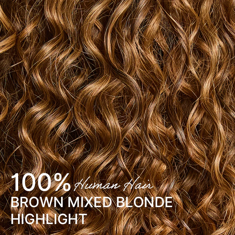 New Customers Only | Boho Braids Deep Curly Glueless 5x5 Closure Lace with Braided Top Human Hair Wig Pre-Cut Lace - Image 12