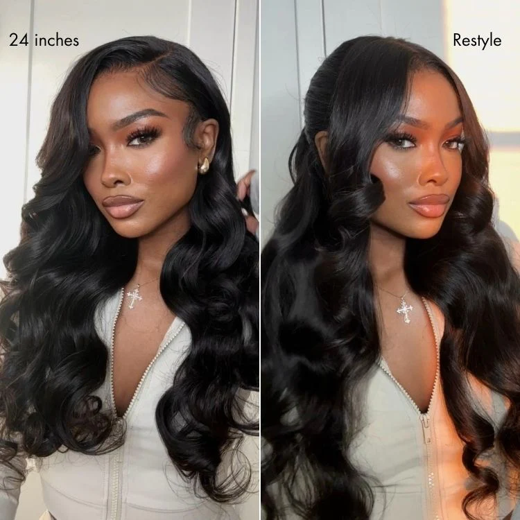 New Customers Only | Luvme All-Day Comfort™ Wig PartingMax 180% / 250% Density Glueless 7x6 Closure HD Lace Loose Body Wave Long Wig Pre-Cut Lace - Image 4