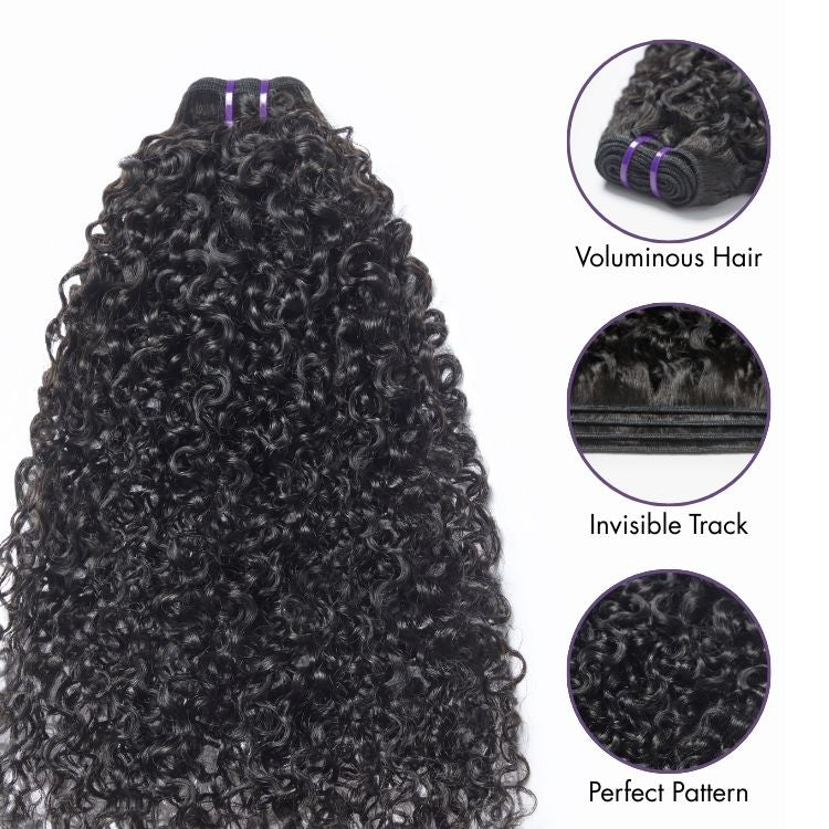 New Customers Only | Messy Burmese Curly Bundles 100% Premium Remy Human Hair Bundles 1pc / 3pcs - Image 3