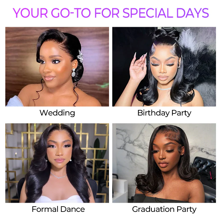 New Customers Only | NatureMAX™ 200% / 250% Density Loose Wave Glueless 13x6 HD Lace Front Wig Human Hair Pre-Cut Lace Flexi-Fit Drawstring Cap - Image 11