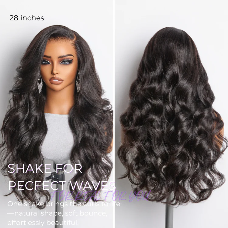 New Customers Only | NatureMAX™ 200% / 250% Density Loose Wave Glueless 13x6 HD Lace Front Wig Human Hair Pre-Cut Lace Flexi-Fit Drawstring Cap - Image 12