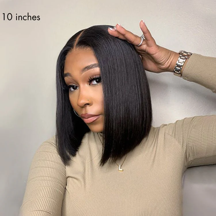 Exclusive Discount | Luvme Hair Beginner Friendly Glueless Silky Blunt Cut 4x4 Closure Bob Wig | Upgraded 2.0 - Image 5