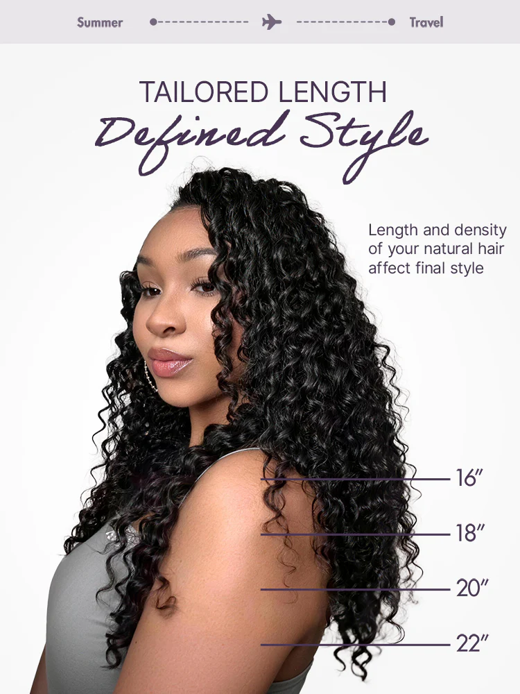 Readitress™ Pre-Separated Feather Crochet Human Hair for Miracle Knots Boho Braids | Deep Wave, Kinky Straight, and Burmese Curly Protective Style (Free Gifts Included) - US Only - Image 7