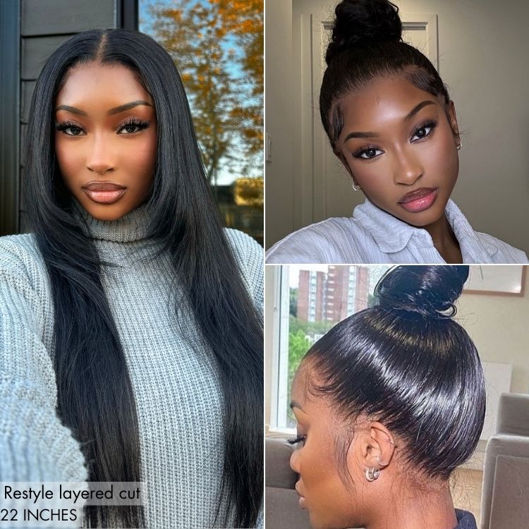 PreMax Wigs - Luxury Classic Silky Straight HD Full Lace Flexi-Fit Invisi Drawstring Cap Human Hair Wig - Image 7