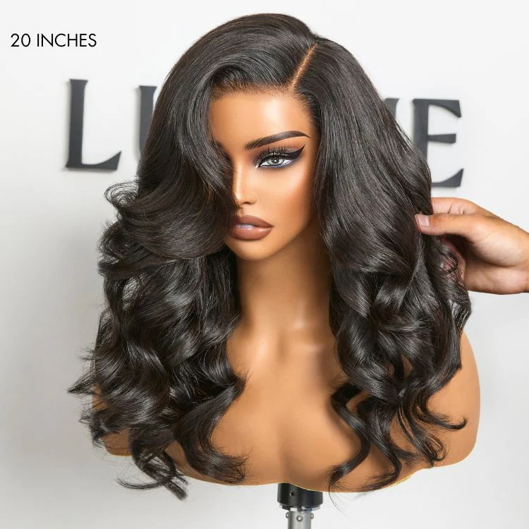 PreMax Wigs | Luxury HD Full Lace Flexi-Fit Invisi Drawstring Cap Loose Body Wave Human Hair Wig - Image 8