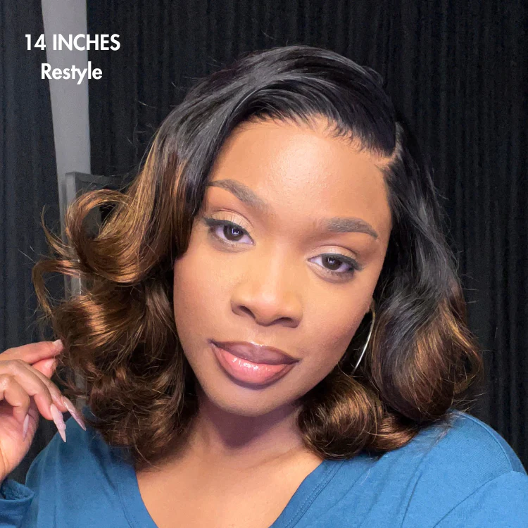 PreMax Wigs |  Ombre Brown Loose Body Wave Glueless 5x5 Closure Lace Wig Pre-Cut Lace - US Only - Image 4