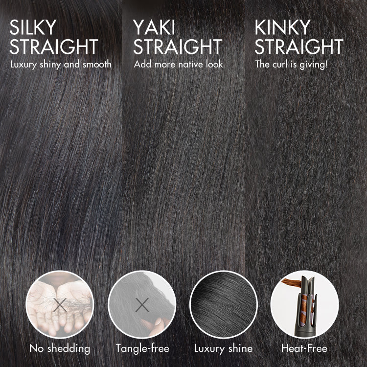 Put On and Go Blonde Highlight Yaki Straight Blunt Cut Bob Glueless Minimalist Lace Short Wig with Bangs - Image 6