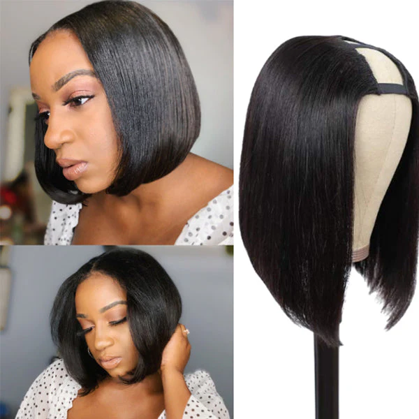 Quick & Easy Affordable U Part Bob Wig 100% Human Hair  - US Only - Image 10