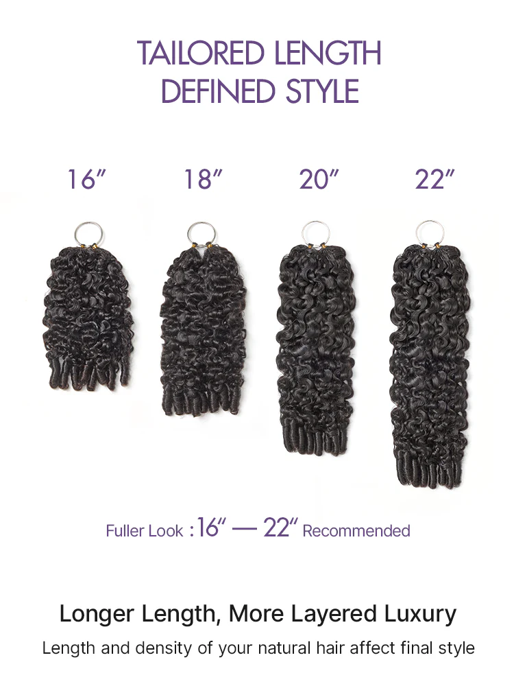 Readitress Pre-Separated Feather Crochet Human Hair for Miracle Knots Boho Braids | Burmese Curly Finger Coil Ends Protective Style (Free Gifts Included) - US Only - Image 10