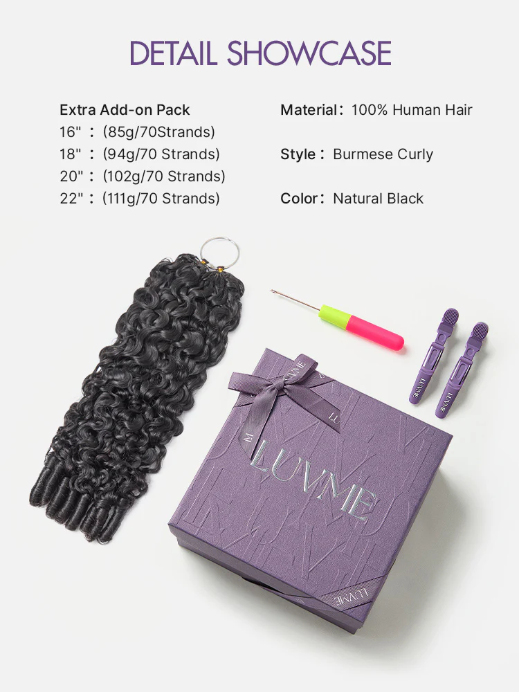 Readitress Pre-Separated Feather Crochet Human Hair for Miracle Knots Boho Braids | Burmese Curly Finger Coil Ends Protective Style (Free Gifts Included) - US Only - Image 11
