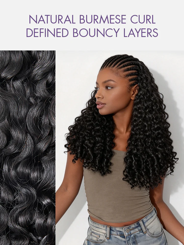 Readitress Pre-Separated Feather Crochet Human Hair for Miracle Knots Boho Braids | Burmese Curly Finger Coil Ends Protective Style (Free Gifts Included) - US Only - Image 5