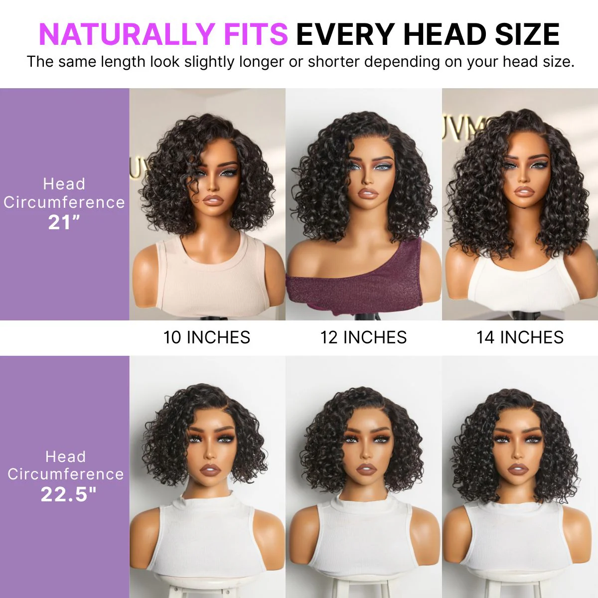Ready to Go Water Wave Short Curly Bob Wig Glueless Minimalist HD Lace Wig Pre-Cut Lace - Image 12