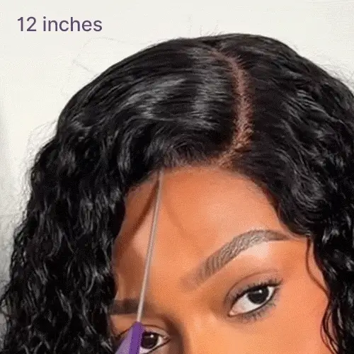 Ready to Go Water Wave Short Curly Bob Wig Glueless Minimalist HD Lace Wig Pre-Cut Lace - Image 3