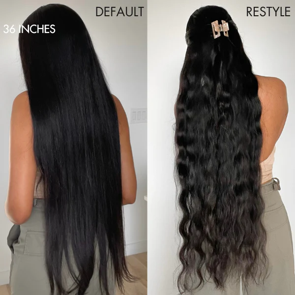 Luvme Hair 180% Density Royal Luxury Super Long Silky Straight 5x5 Closure HD Lace Wig 100% Human Hair - Image 3