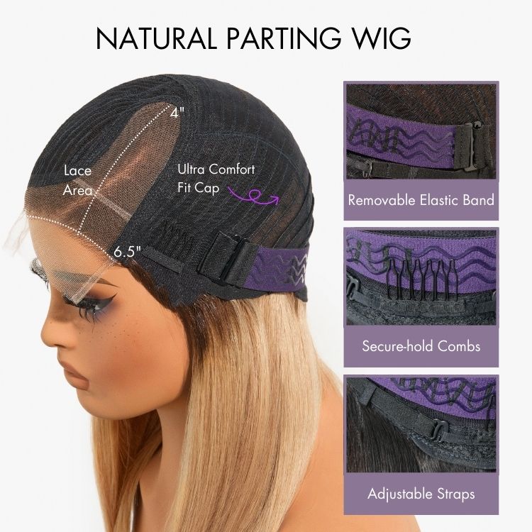Shake Shape™ | Effortlessly Chic Layered Haircut Wavy Glueless HD Minimalist Lace Short Wig - Image 9