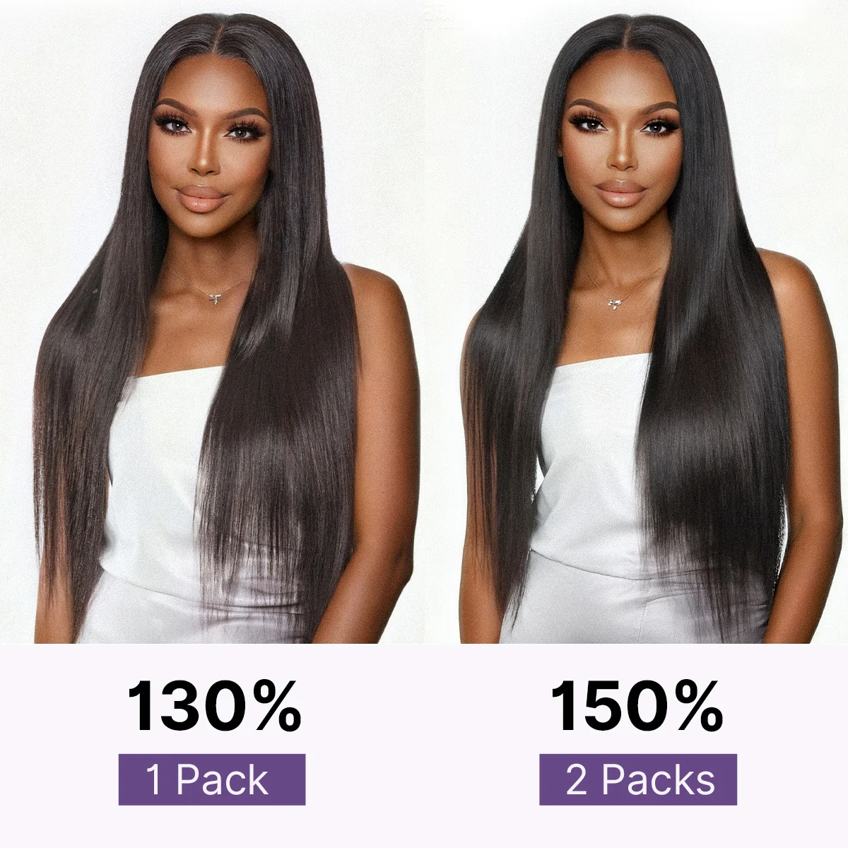 Silky Straight 0.59mm Zero Trace Invisible Clip in Hair Extensions 100g 7pcs / 6pcs Seamless Blend & Lightweight for Daily Styling - Image 10