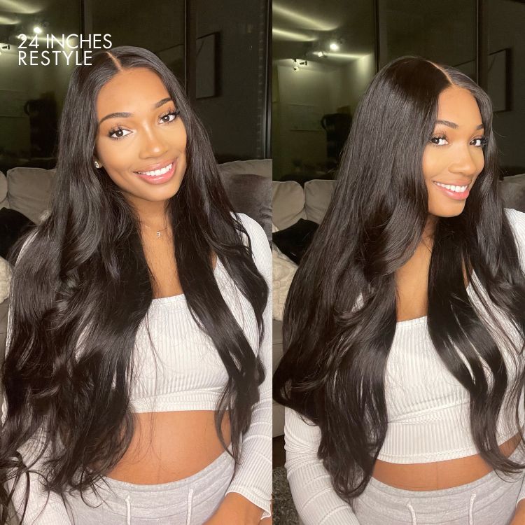 Luvme Hair 180% Density | Silky Straight Glueless 5x5 Closure HD Lace Long Wig | Large & Small Cap Size - US Only - Image 4