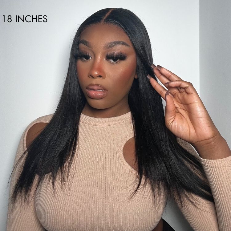 Luvme Hair 180% Density | Silky Straight Glueless 5x5 Closure HD Lace Long Wig | Large & Small Cap Size - US Only - Image 5