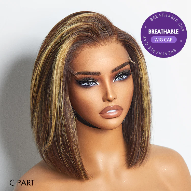 Special Deal | Luvme Hair PartingMax Glueless Wig Silky Blunt Bob Cut 7x6 Closure HD Lace Wig Breathable Cap - Image 6