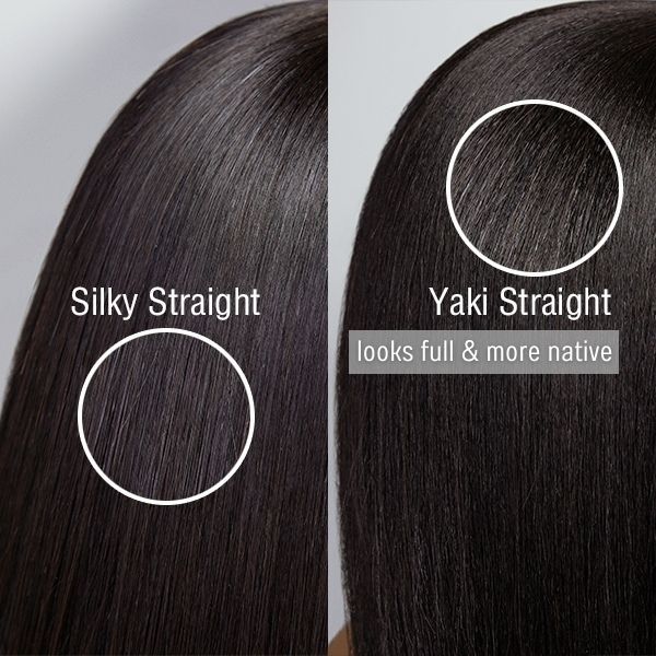 Weekly Special | Put On and Go Realistic Glueless Yaki Straight Bob with Bangs Minimalist Lace Wig 100% Human Hair - Image 6