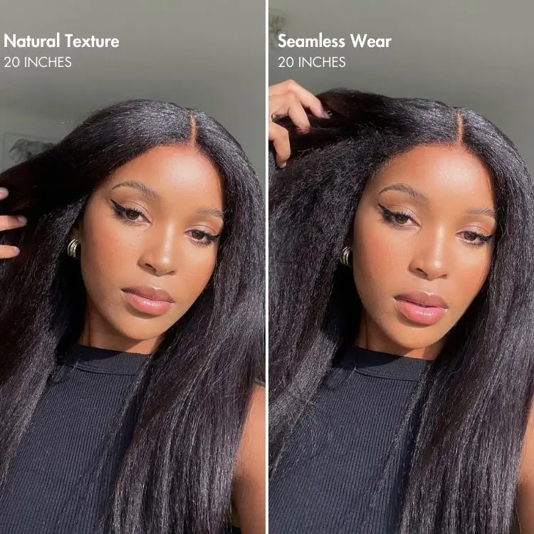 Body Wave / Straight / Kinky / Deep Wave Human Hair U Part Wig - Image 7