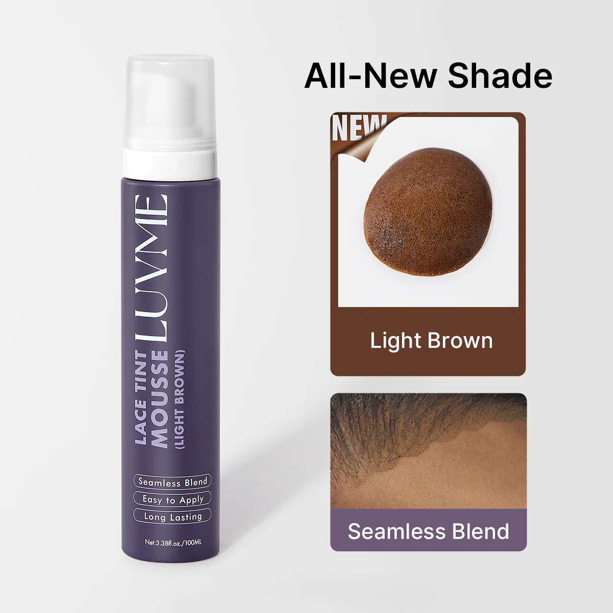 US Only | 1pc Dark Brown / Light Brown Lace Tint Mousse for Wig Melt - Image 10