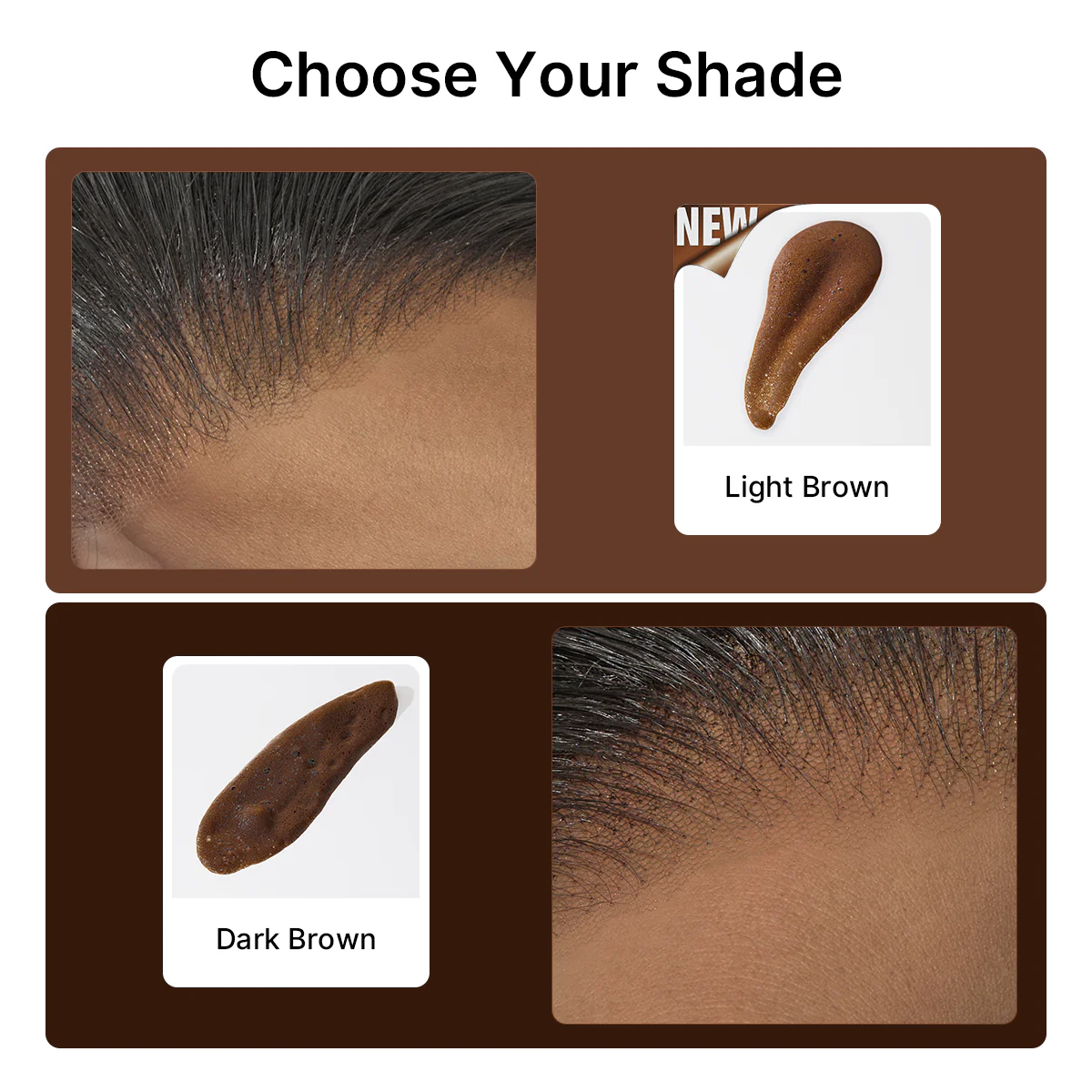 US Only | 1pc Dark Brown / Light Brown Lace Tint Mousse for Wig Melt - Image 4