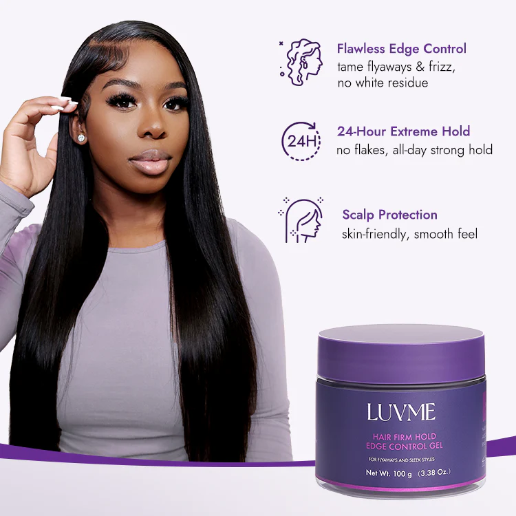 US Only | 1pc Edge Control Gel, 24h Long-Lasting Hold, for Flyaways and Sleek Styles | Add-on Item - Image 2