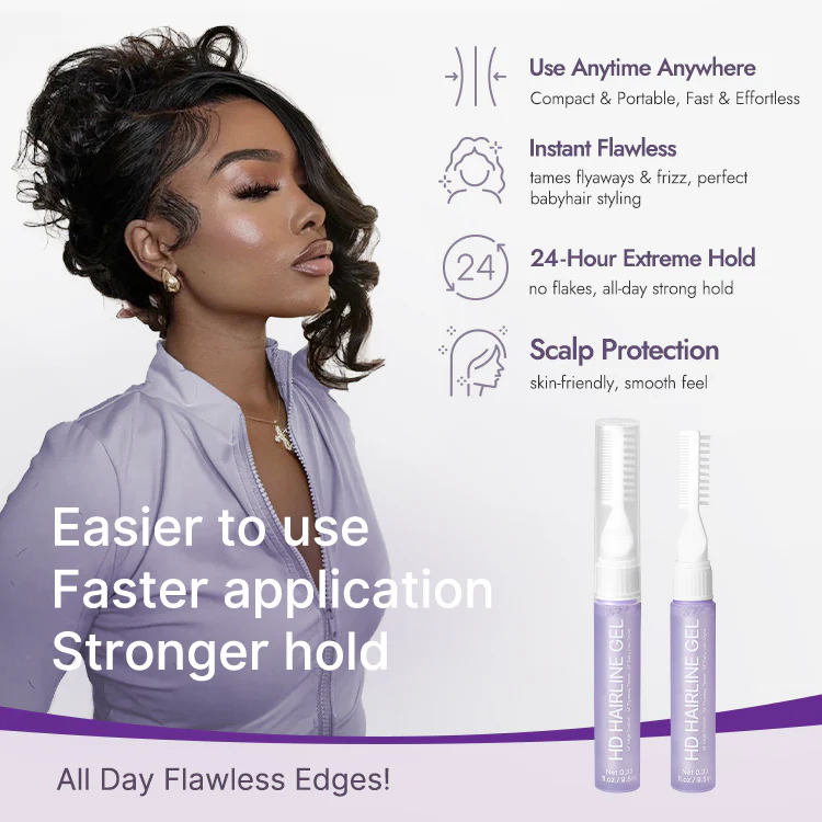 US Only | LUVME Edge Control Stick 2.0 - Strong Hold for Wigs, Portable Hair Styling Tool | Add-on Item - Image 2