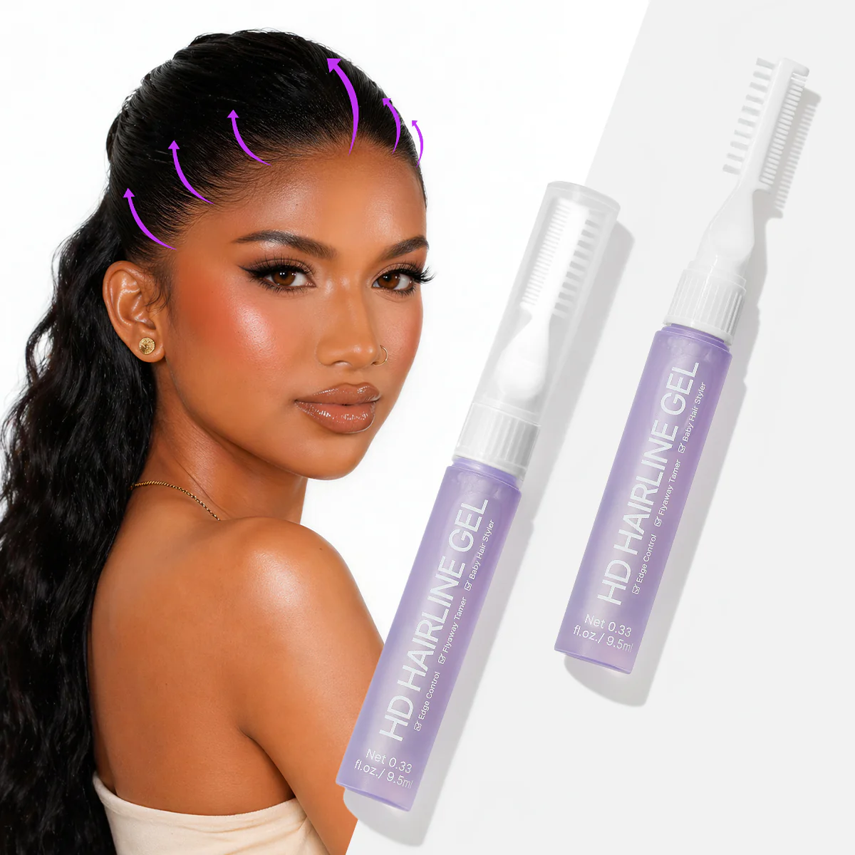 US Only | LUVME Edge Control Stick 2.0 - Strong Hold for Wigs, Portable Hair Styling Tool | Add-on Item - Image 5