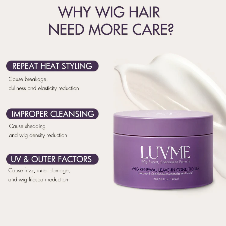 US Only | Wig Curl Mousse with Coconut Oil & Leave-in Conditioner - Image 8