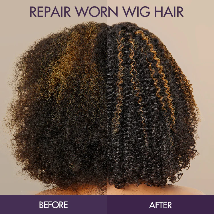 US Only | Wig Renewal Hair Oil, Repairs Dry & Damaged Hair, Boosts Shine, Controls Frizz | Add-on Item - Image 3