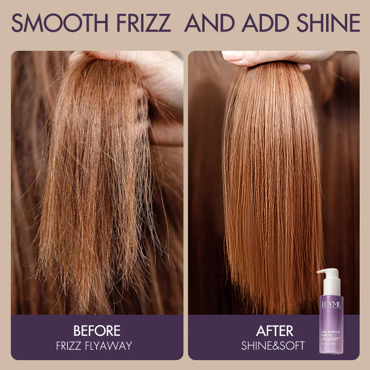 US Only | Wig Renewal Hair Oil, Repairs Dry & Damaged Hair, Boosts Shine, Controls Frizz | Add-on Item - Image 4