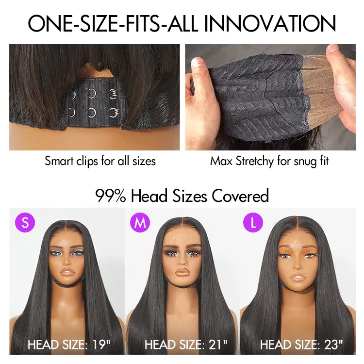 48H Delivery | Luvme All-Day Comfort™ Wig 180% Density Sun-Kissed Blonde Ombre Highlight Loose Body Wave Glueless 7x6 Closure HD Lace Wig Pre-Cut Lace - US Only - Image 3