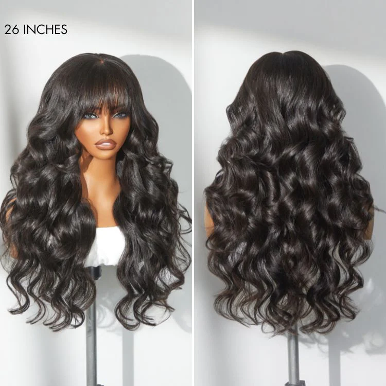 Weekly Special | Luvme All-Day Comfort™ Wig Loose Body Wave Glueless 7x6 Closure HD Lace Human Hair Wig with Bangs Pre-Cut Lace - Image 14
