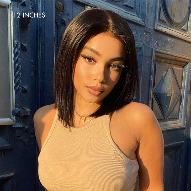 Weekly Special | Luvme Hair Beginner Friendly Glueless Silky Blunt Cut 4x4 Closure Bob Wig 100% Human Hair - US Only - Image 3